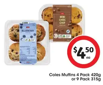 Coles Coles Muffins offer