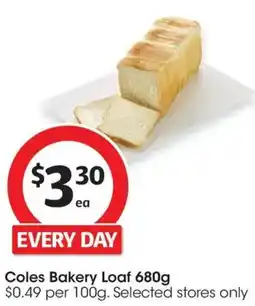Coles Coles Bakery Loaf offer