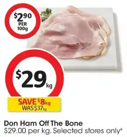 Coles Don Ham Off The Bone offer