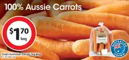 Coles Coles Australian Carrots offer
