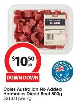 Coles Coles Australian No Added offer