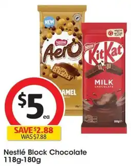Coles Nestlé Block Chocolate offer
