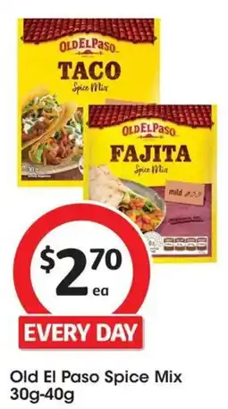 Coles Old El Paso Spice Mix offer