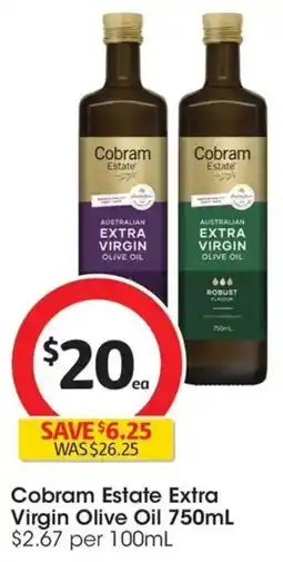 Coles Cobram Estate Extra Virgin Olive Oil offer
