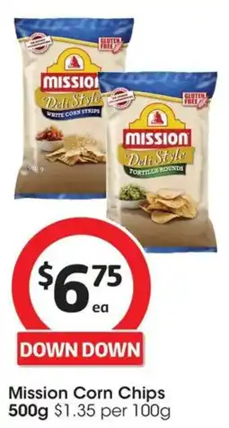Coles Mission Corn Chips offer