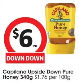 Coles Capilano Upside Down Pure Honey offer