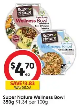 Coles Super Nature Wellness Bowl offer