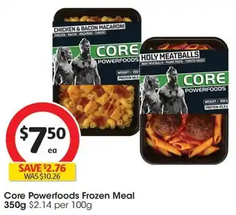 Coles Core Powerfoods Frozen Meal offer