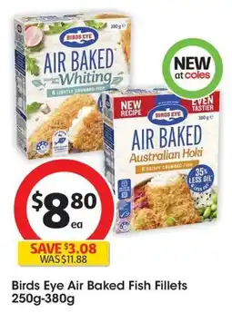 Coles Birds Eye Air Baked Fish Fillets offer