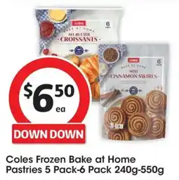 Coles Coles Frozen Bake at Home Pastries offer