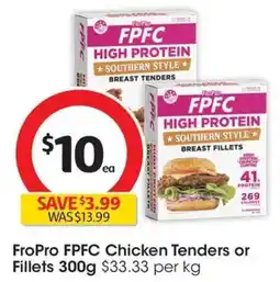 Coles FroPro FPFC Chicken Tenders or Fillets offer