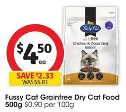 Coles Fussy Cat Grainfree Dry Cat Food offer