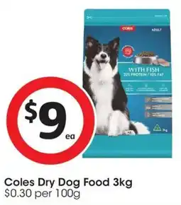 Coles Coles Dry Dog Food offer