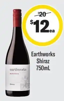 Coles Earthworks Shiraz offer