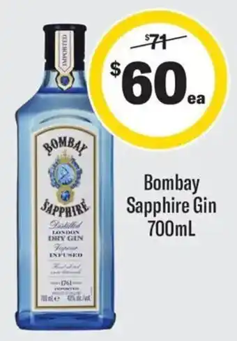 Coles Bombay Sapphire Gin offer