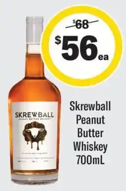 Coles Skrewball Peanut Butter Whiskey offer