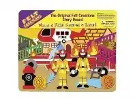 Officeworks Felt Creations Fire Engine Storyboard Set offer