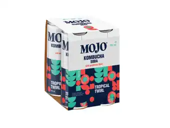 Foodland Mojo kombucha 4 x 250ml offer