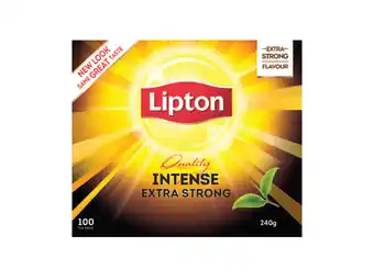 Foodland Lipton intense extra strong tea bags 100 pack offer