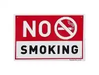Officeworks Sandleford No Smoking Sign 300 x 200mm offer