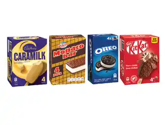 Foodland Cadbury, oreo, kit kat or monaco multipack 4s offer