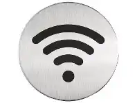 Officeworks Durable WiFi Pictogram Round Sign 83mm offer