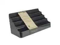 Officeworks Deflect-O deflecto Recycled Business Card Holder 8 Pocket Landscape offer