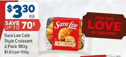 Foodland Sara Lee Cafe Style Croissant offer