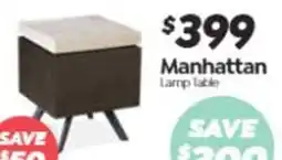 ComfortStyle Furniture & Bedding Manhattan Lamp Table offer