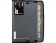 Officeworks Colourhide Zip It Expanding File Black offer