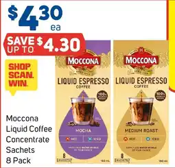 Foodland Moccona Liquid Coffee Concentrate Sachets offer