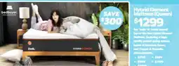ComfortStyle Furniture & Bedding Hybrid Element Mattress (Queen) offer