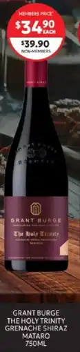 Harry Brown Grant burge the holy trinity grenache shiraz offer