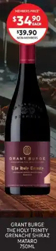 Harry Brown Grant burge the holy trinity grenache shiraz mataro offer