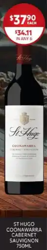 Harry Brown St hugo coonawarra cabernet sauvignon offer