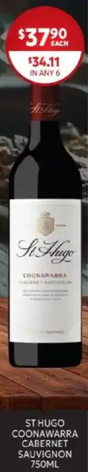 Harry Brown St hugo coonawarra cabernet sauvignon offer