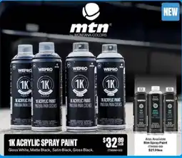 SuperCheap Auto 1k acrylic spray paint offer