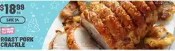 CORNETTS Roast pork crackle offer