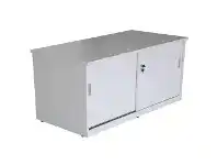 Officeworks Stilford Professional Credenza 1500mm Sliding Door White offer