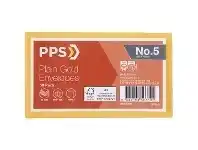 Officeworks PPS Plain face No.5 Envelopes 120 x 70mm Kraft 50 Pack offer