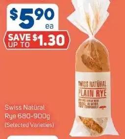 Foodland Swiss Natural Rye offer