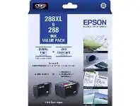 Officeworks Epson 288 and 288XL 4 Ink Cartridge Value Pack offer