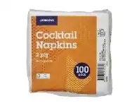 Officeworks J.Burrows Cocktail Napkins 100 Pack offer
