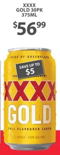 Star Liquor XXXX Gold offer