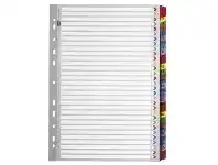 Officeworks Marbig Reinforced A4 1-31 Tab Divider offer
