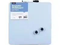 Officeworks J.Burrows Magnetic Erase Board Set Blue offer