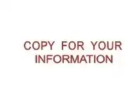 Officeworks Deskmate Pre-Inked Office Stamps Copy For Your Information offer