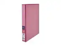 Officeworks J.Burrows Insert Binder A4 2 D-Ring 25mm Pink offer