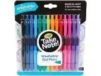 Officeworks Crayola Take Note Washable Gel Pens 14 Pack offer
