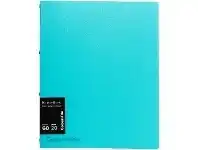 Officeworks Colourhide Refillable Display Book 20 Sheets Aqua offer